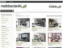 Tablet Screenshot of mebloscianki.pl